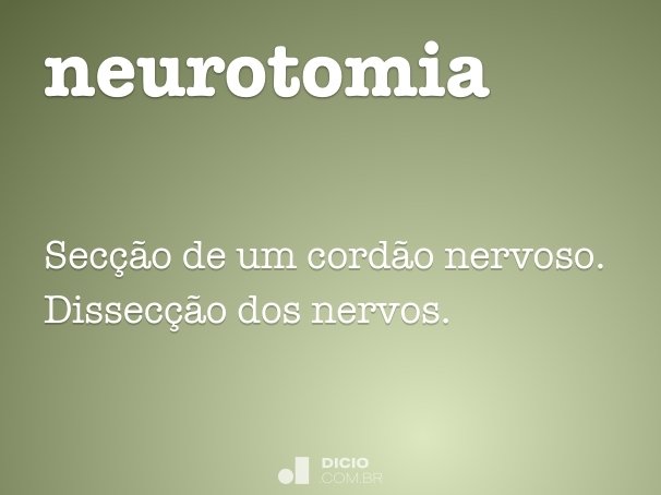 neurotomia