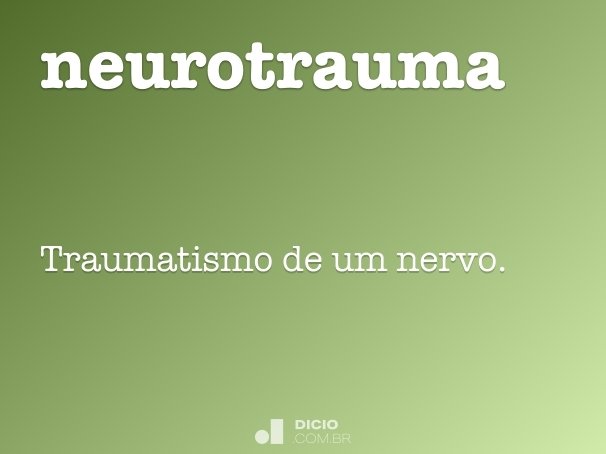 neurotrauma