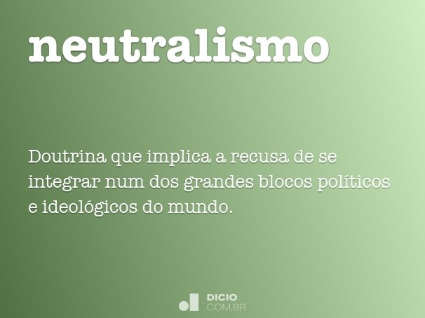 neutralismo