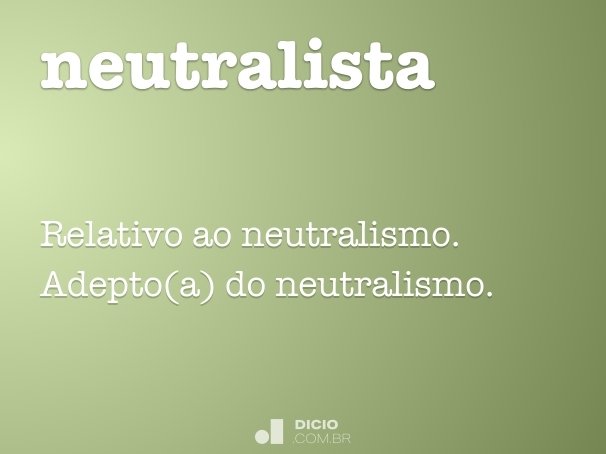 neutralista
