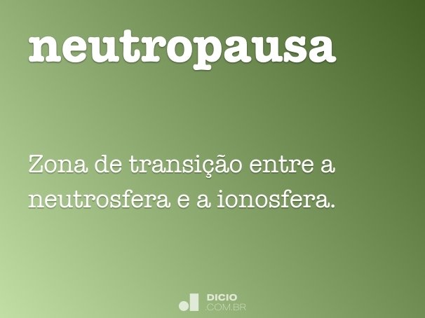 neutropausa