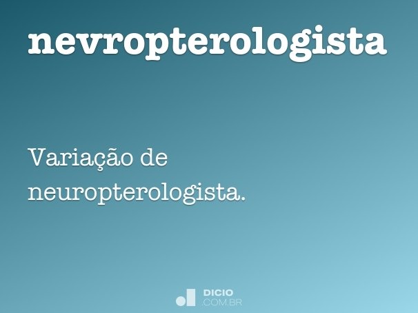 nevropterologista