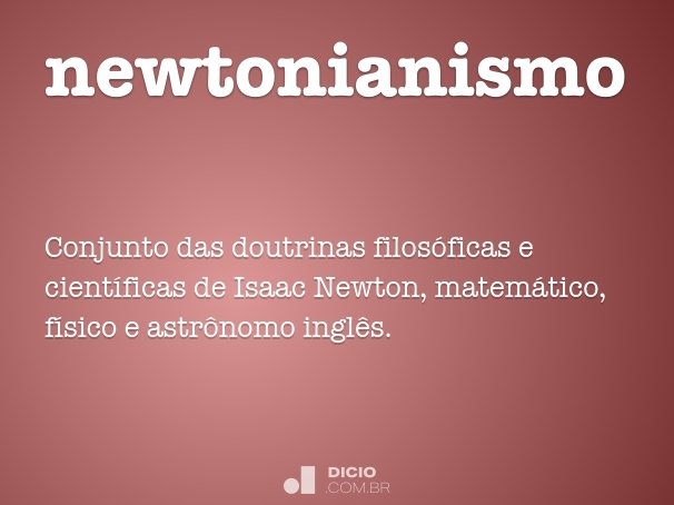 newtonianismo
