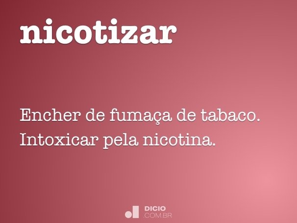 nicotizar