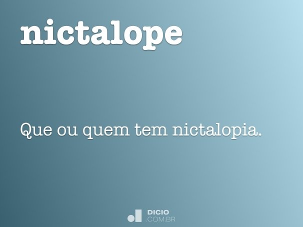 nictalope