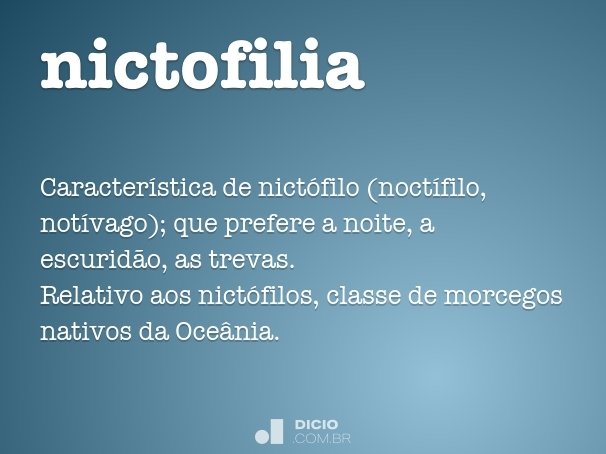 nictofilia