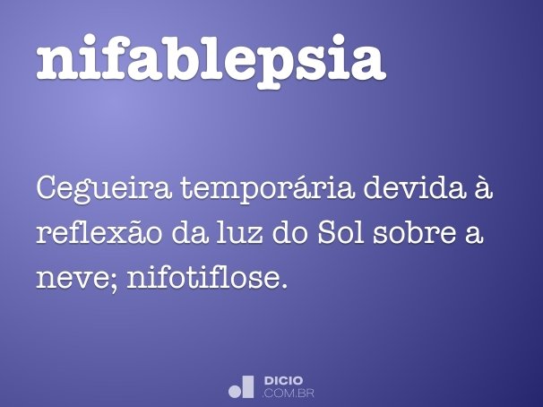 nifablepsia