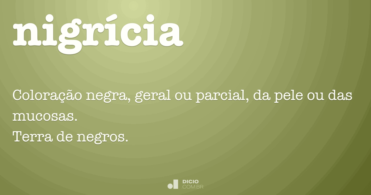 Negra - Dicio, Dicionário Online de Português