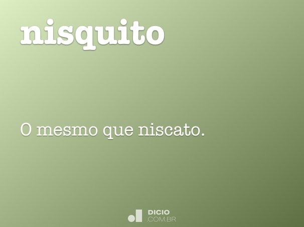 nisquito