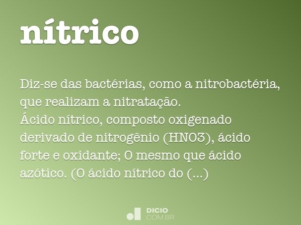 nítrico