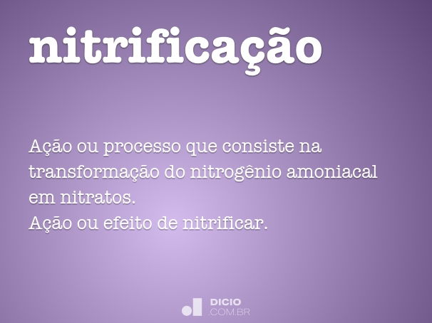 nitrificação