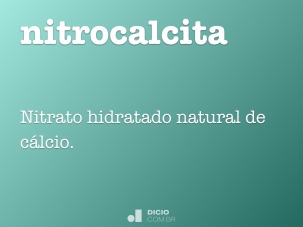 nitrocalcita