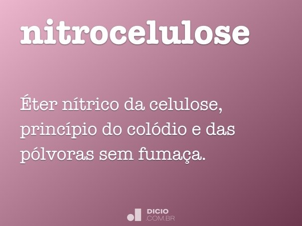 nitrocelulose