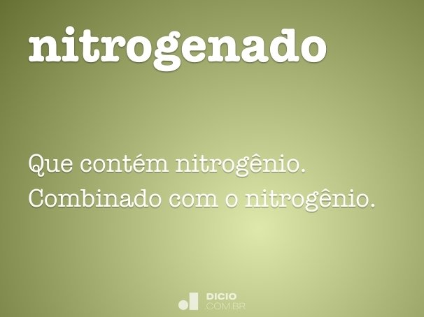 nitrogenado