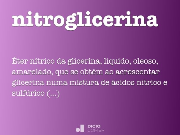 nitroglicerina