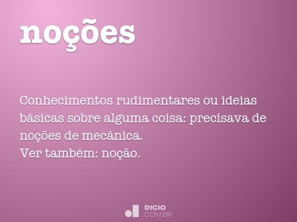 noções