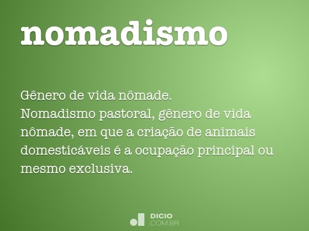 nomadismo