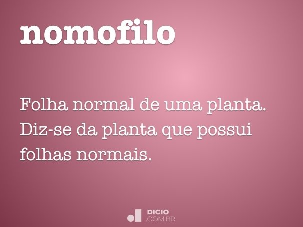 nomofilo