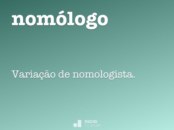 nomólogo