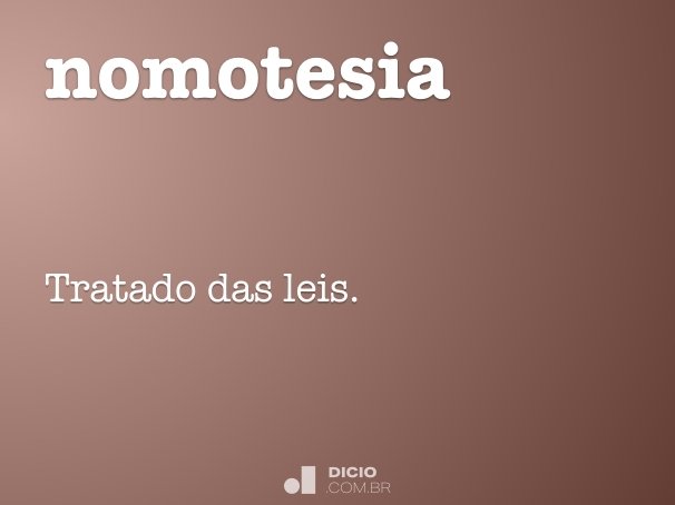 nomotesia