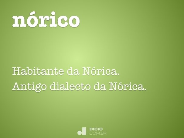 nórico