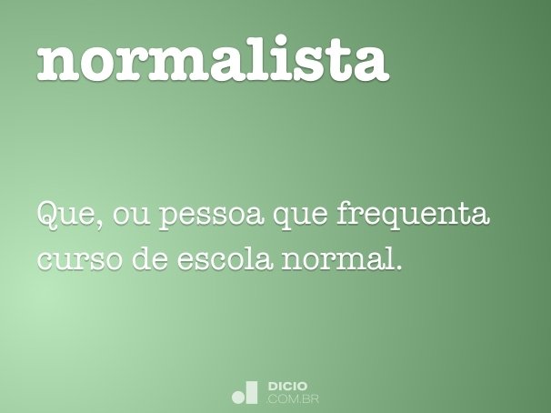 normalista