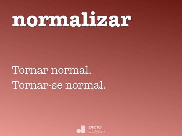 normalizar