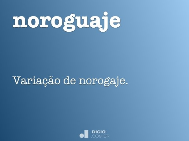 noroguaje