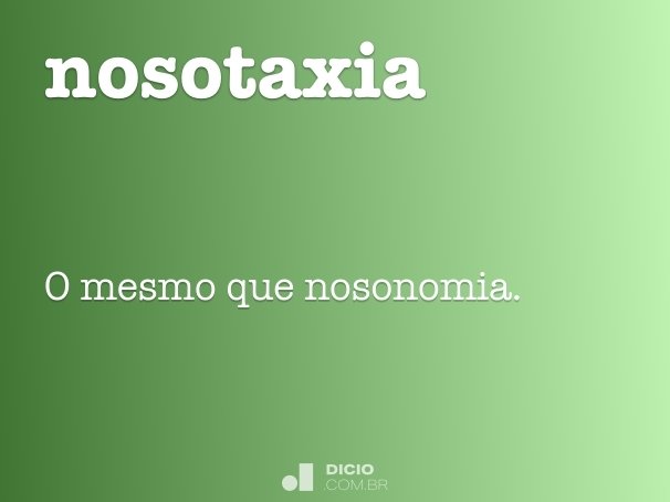 nosotaxia