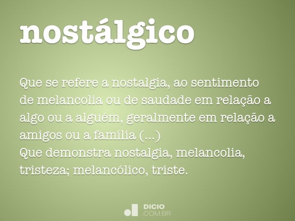 nostálgico