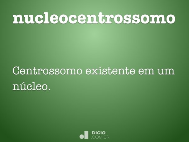 nucleocentrossomo