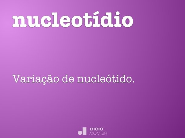nucleotídio