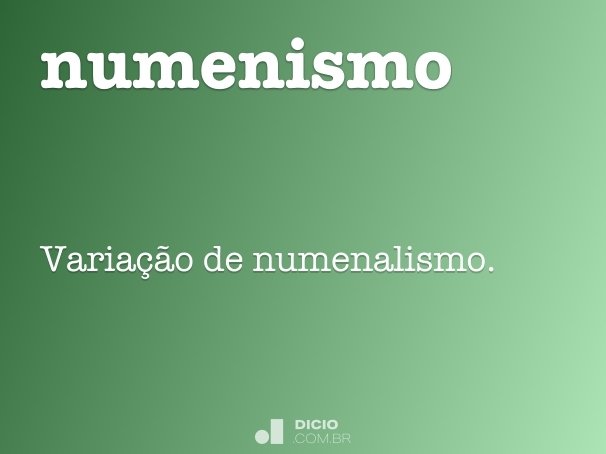 numenismo