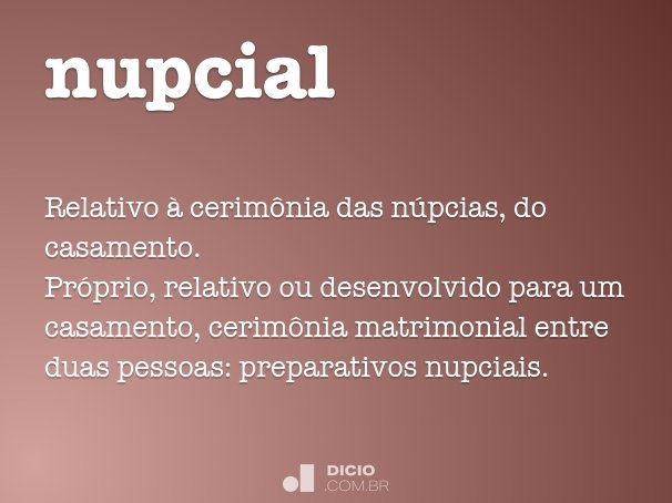 nupcial