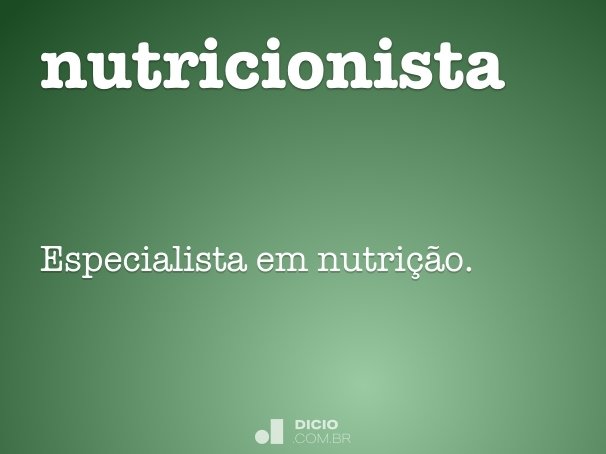 nutricionista