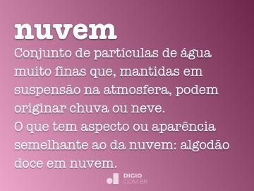 nuvem significado