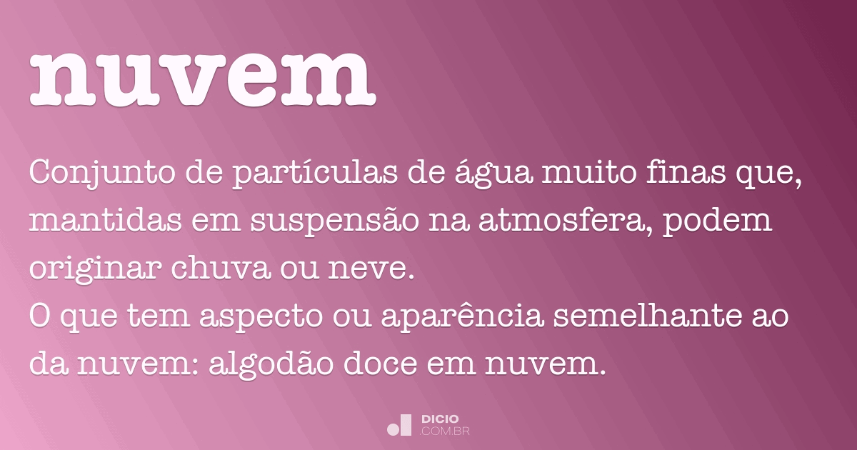 nuvem significado