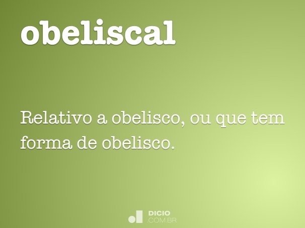 obeliscal