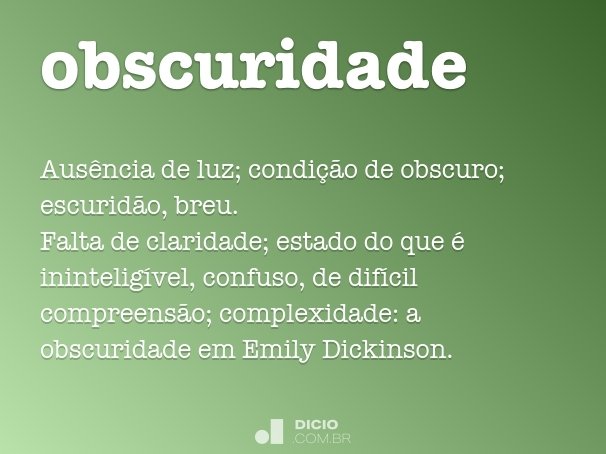 obscuridade