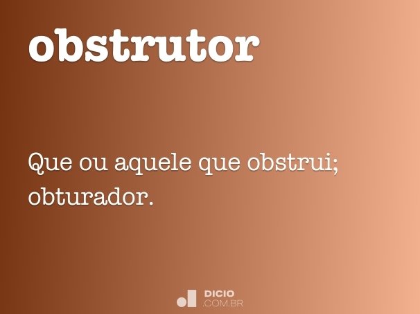 obstrutor