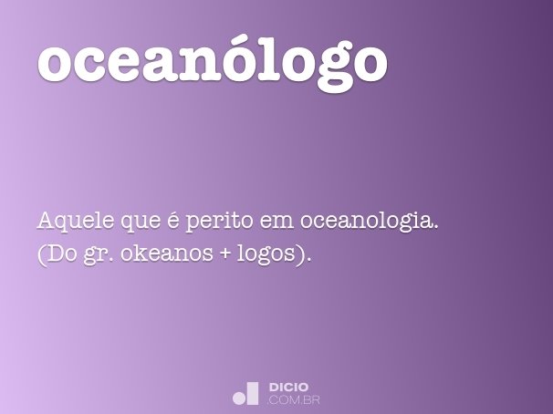 oceanólogo