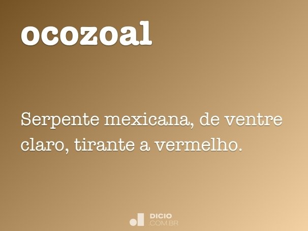 ocozoal