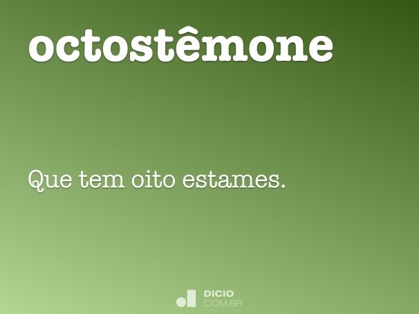 octostêmone