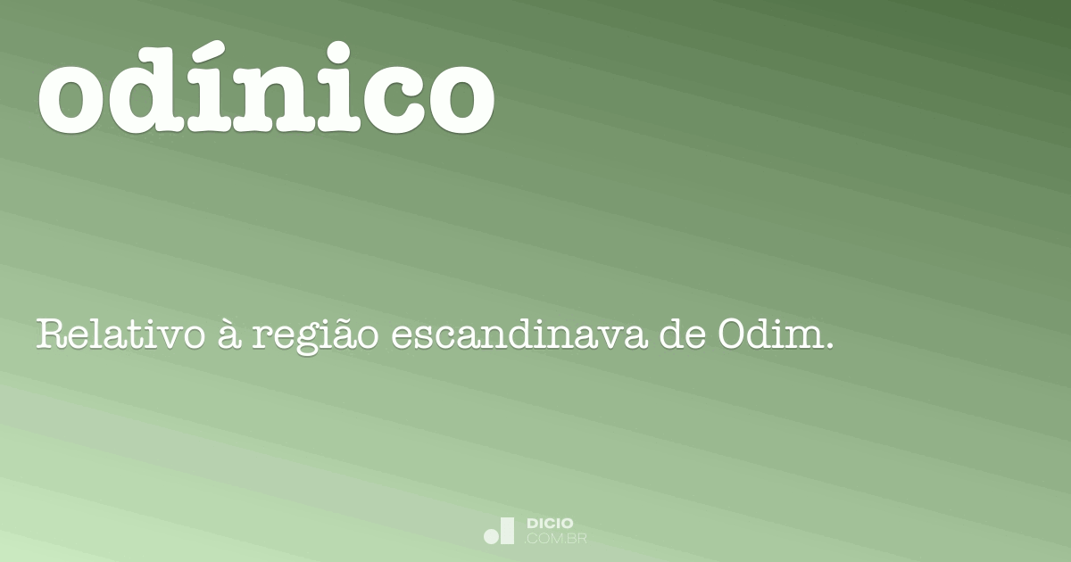 Escandinavo - Dicio, Dicionário Online de Português