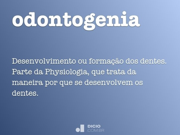 odontogenia