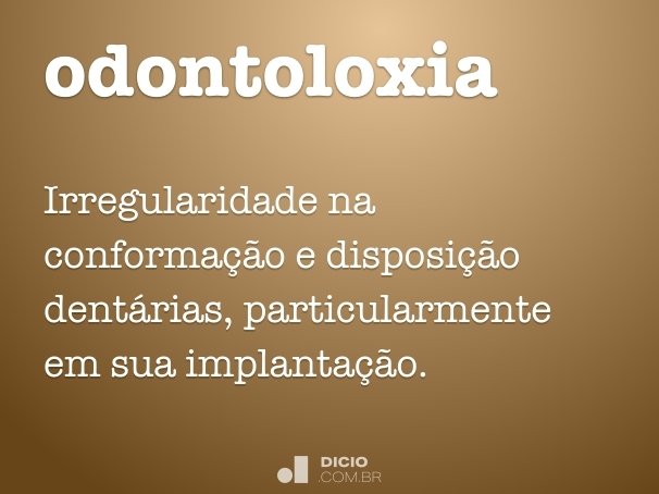 odontoloxia
