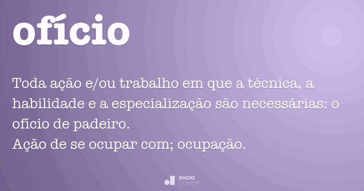 Ofício Dicio, Dicionário Online de Português