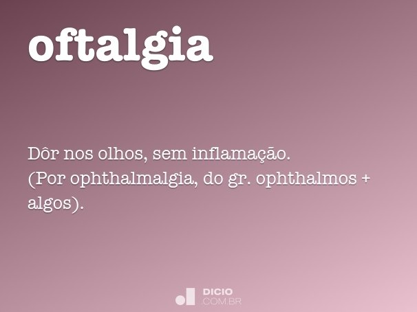 oftalgia