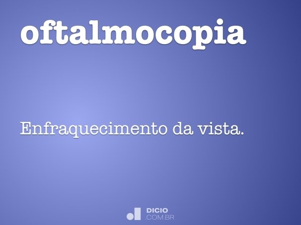 oftalmocopia