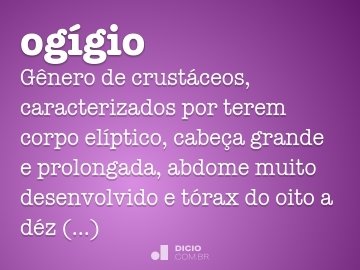 Ogígio - Dicio, Dicionário Online de Português